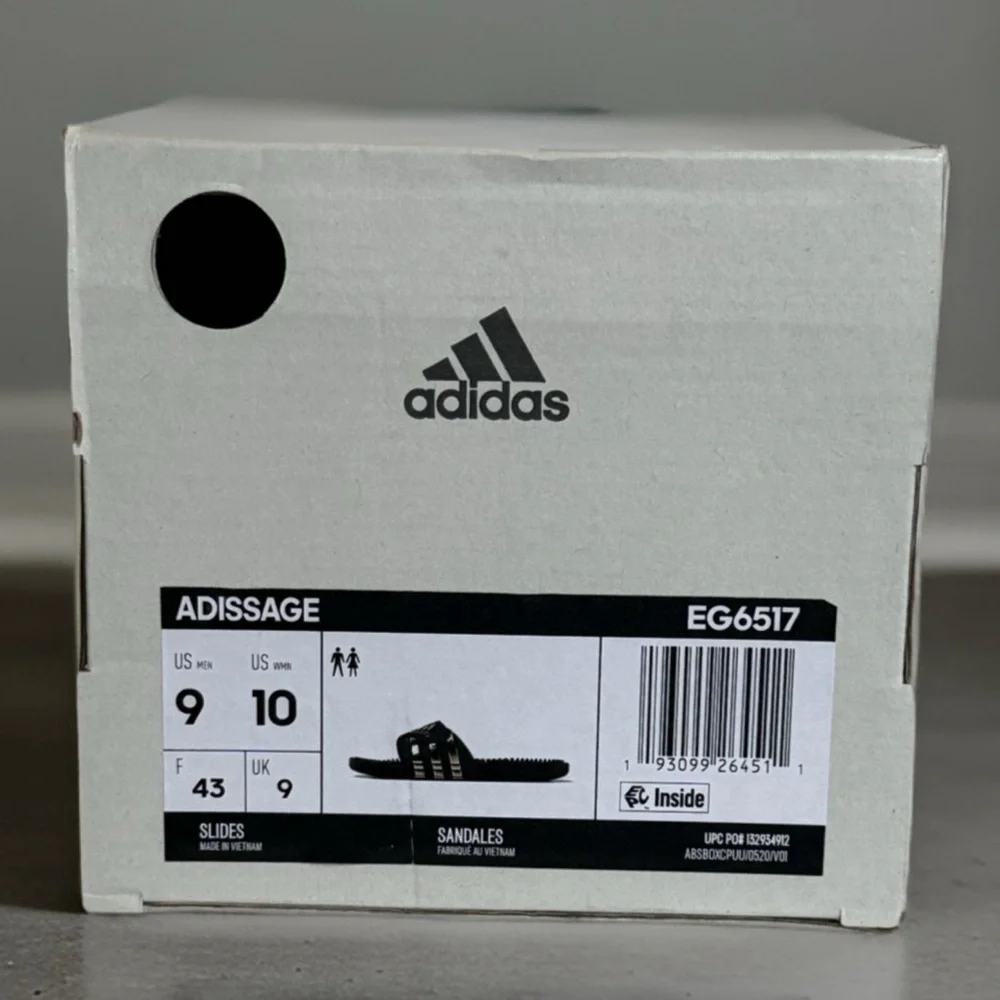 ADIDAS • Adissage Slide Sandals from Finish Line Includes Box - Picture 16 of 16
